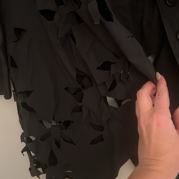 Rundholz black label coat with textile cut outs - Picture 4 of 7